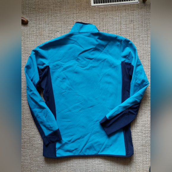 Patagonia Men's Adze Hybrid Soft Shell PolarTec Jacket Size M Blue Windblock - Picture 5 of 14